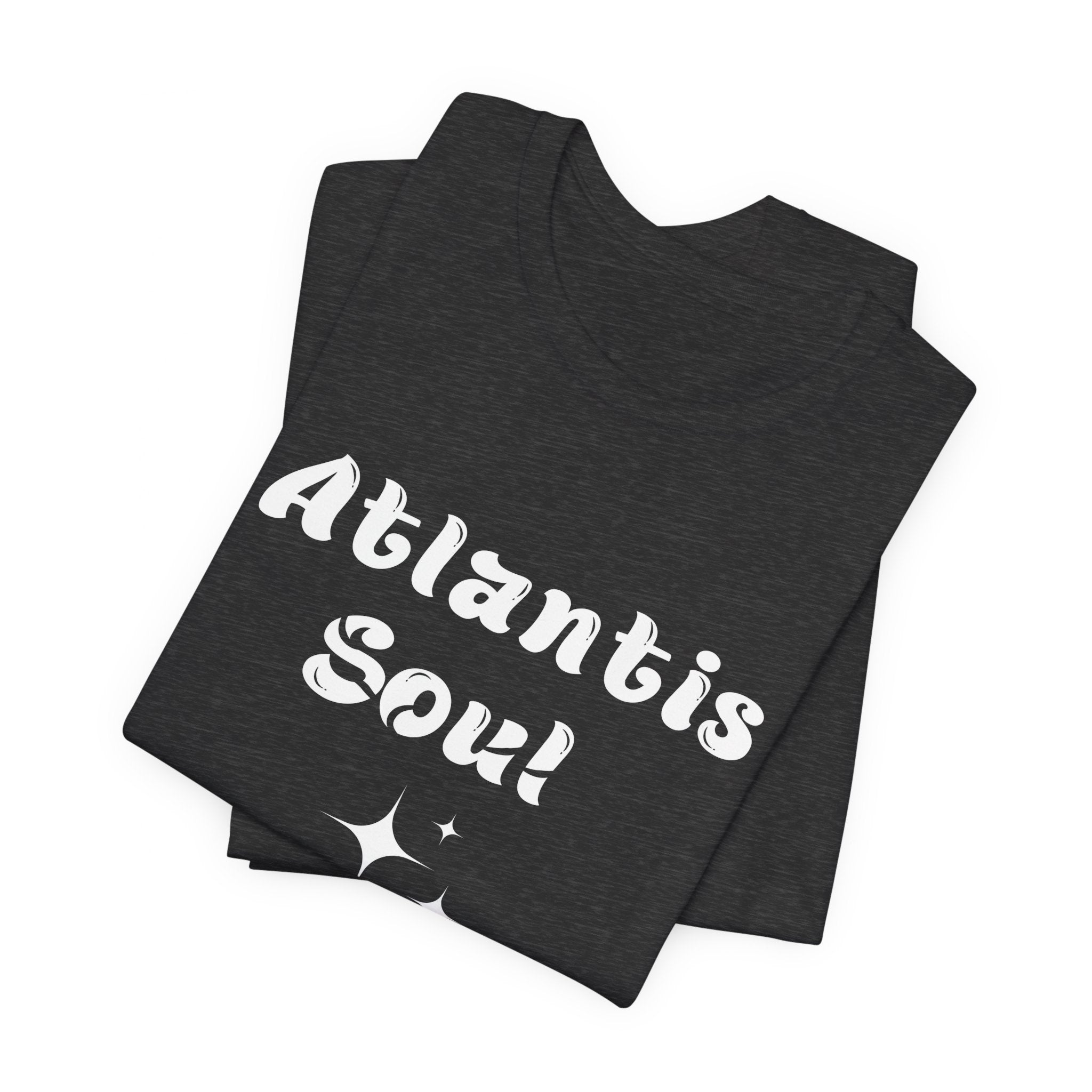 Atlantis Soul Tshirt Zen Vibes Inspiration Graphic Tee gift for festival celebrations or any occasion, Bella & Canvas 3001, Gift for friends