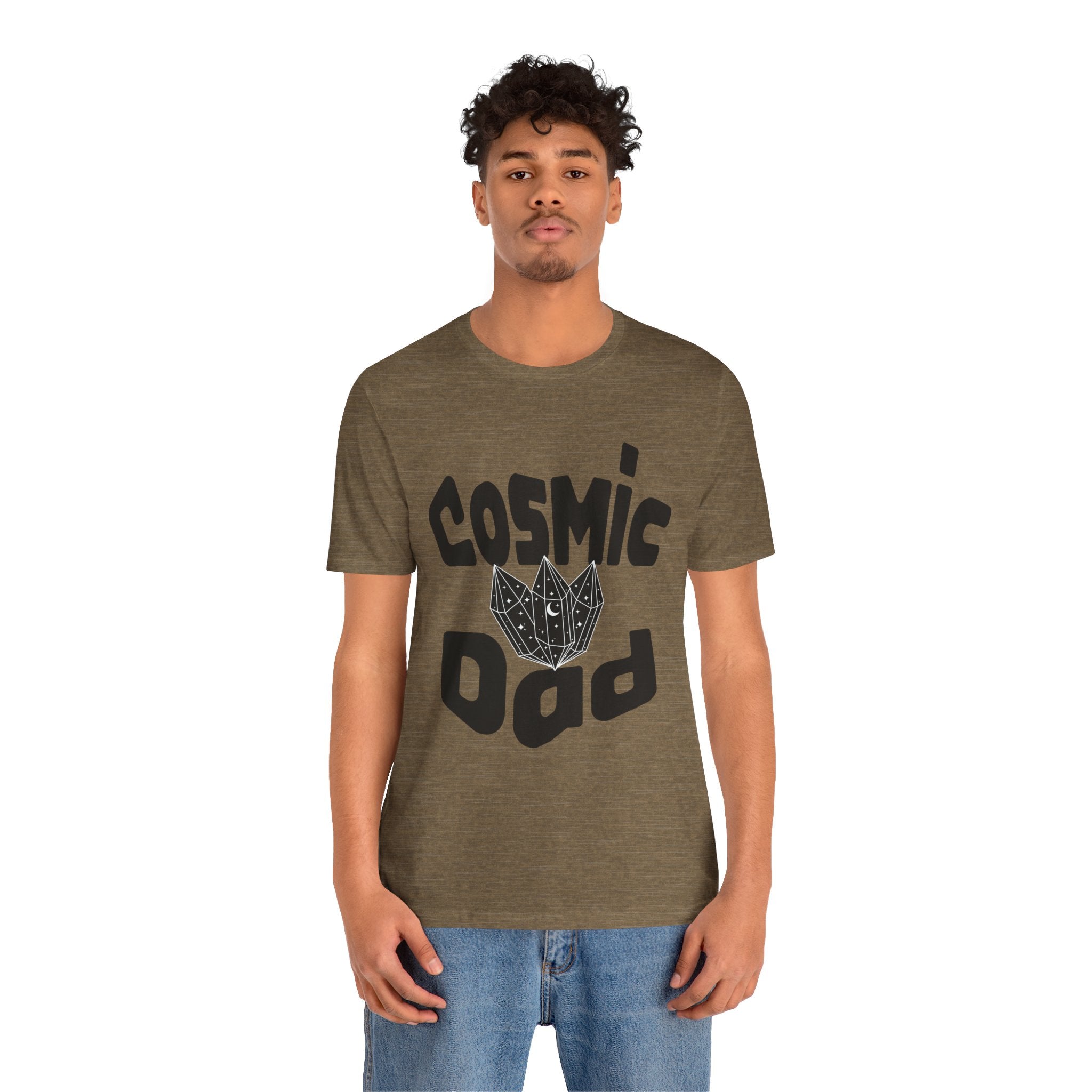 Cosmic Dad  Unisex Jersey Tee Dad present Dad Boss, Dad Mode, Dad manager, Daddy is best, Dad is cool, Fathers Day Cosmic Starseed Soul