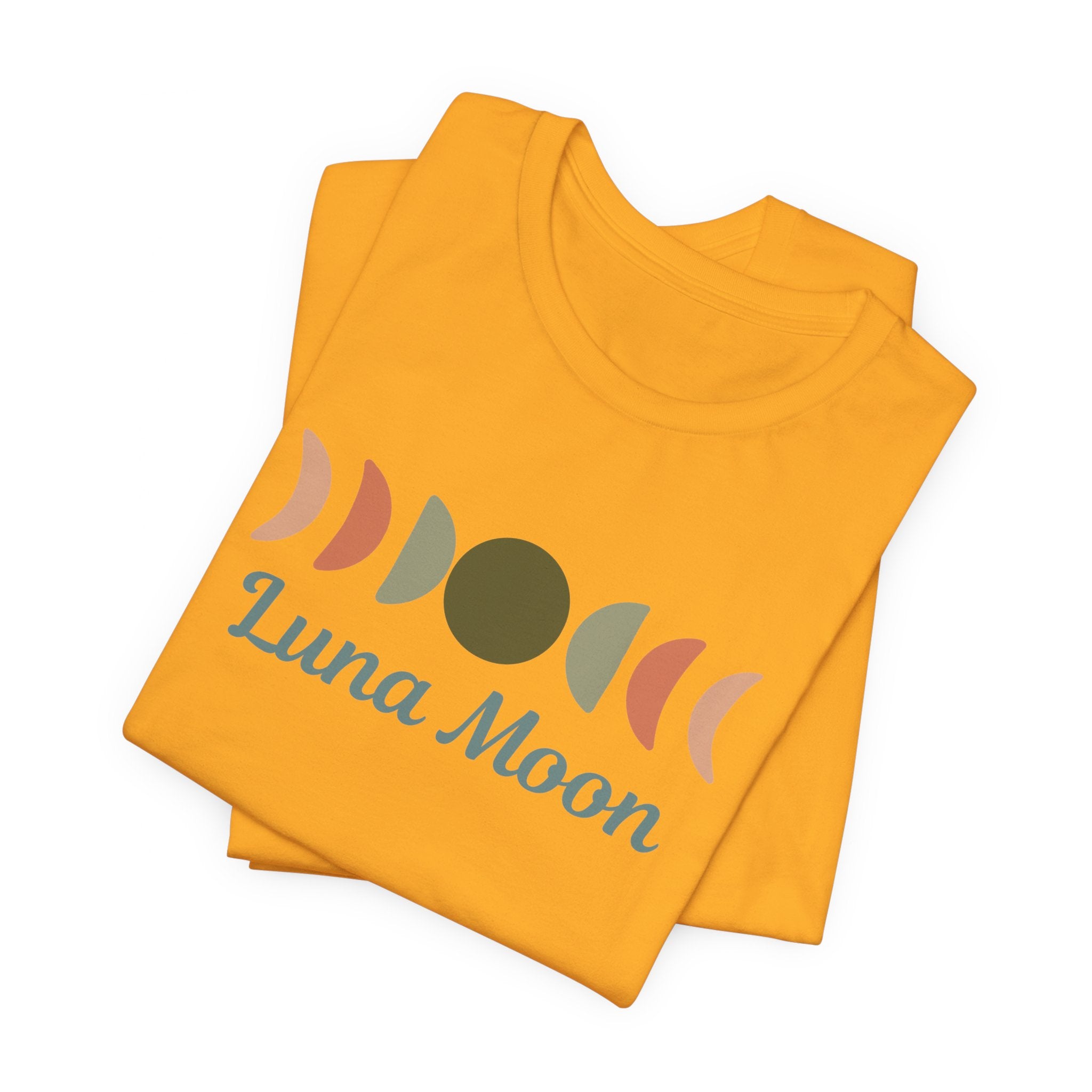 Luna Moon Phase Art Soul Celestial boho Tee bohemian Higher Self Soul awakening Vibe high Dimension Celestial Art Positive vibe T-shirt