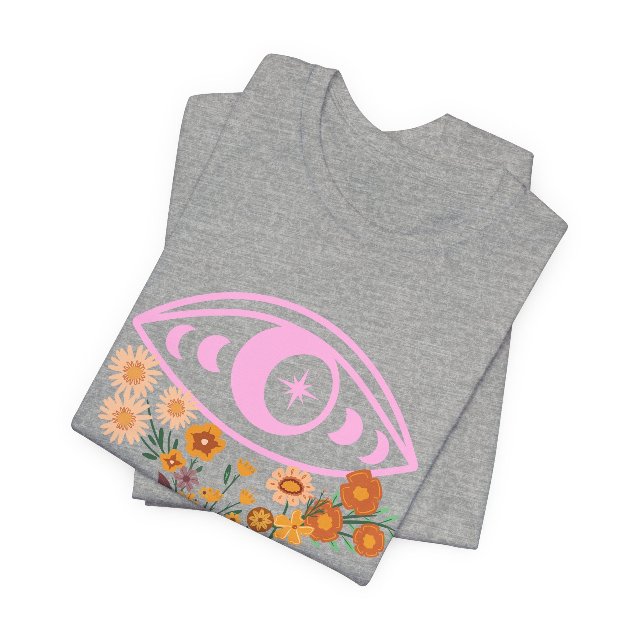 Third Eye Wildflowers Soul Star Higher Self Tshirt Inspo Graphic Tee gift for family friends festival celebrations or any occasion yoga top