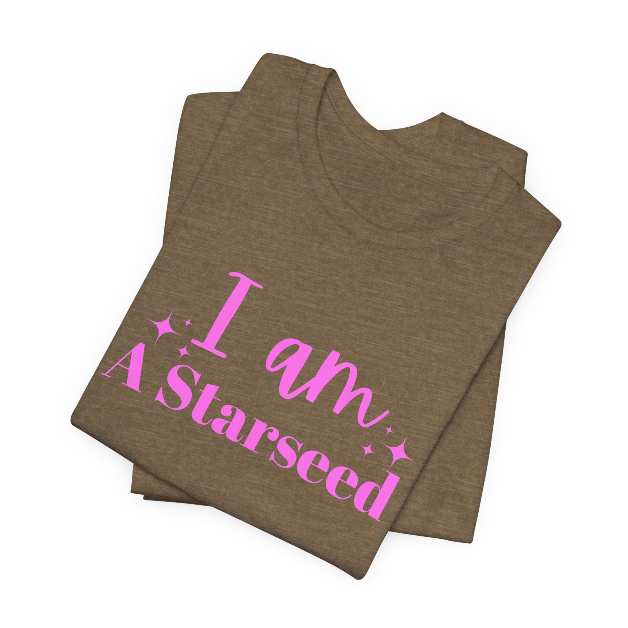 I Am a Starseed Tshirt, Zen Vibes Inspiration, Graphic Tee gift, festival celebration, Bella & Canva 3001, High vibration, Cosmic space