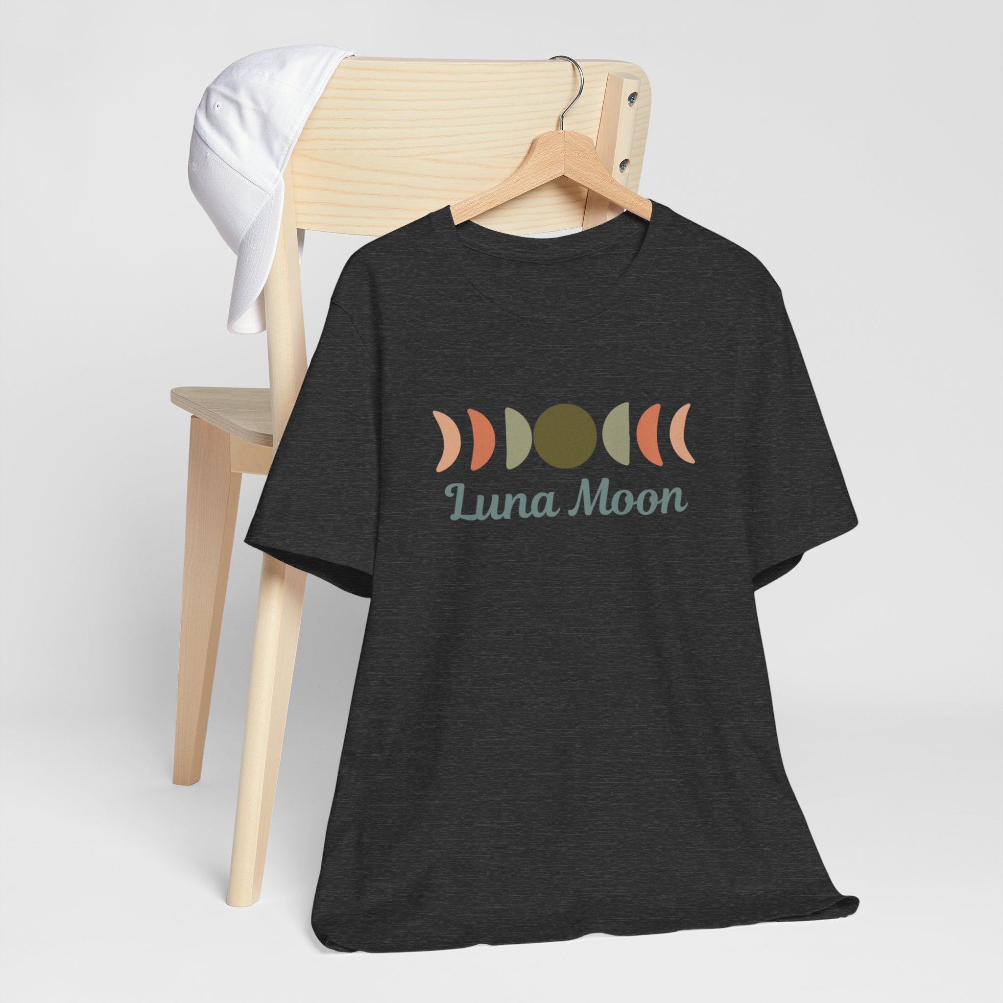 Luna Moon Phase Art Soul Celestial boho Tee bohemian Higher Self Soul awakening Vibe high Dimension Celestial Art Positive vibe T-shirt