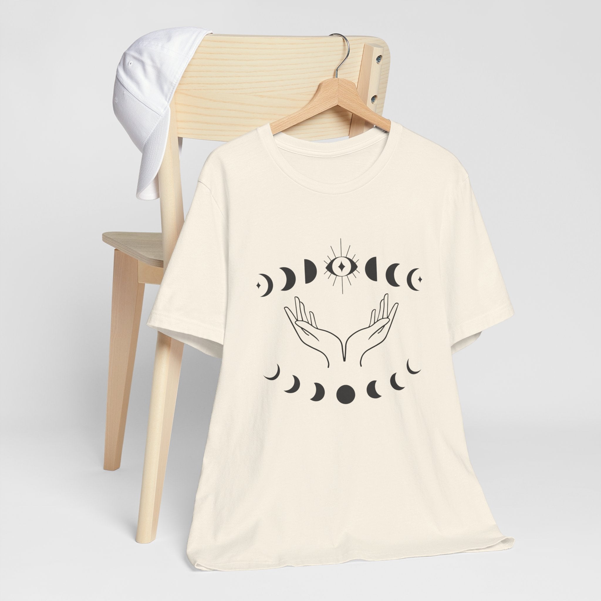 Celestial Moon Phase Starseed Tee Spiritually Awakening t-shirt Boho tee for festivals family friends Soul Universe Astrology sun and moon