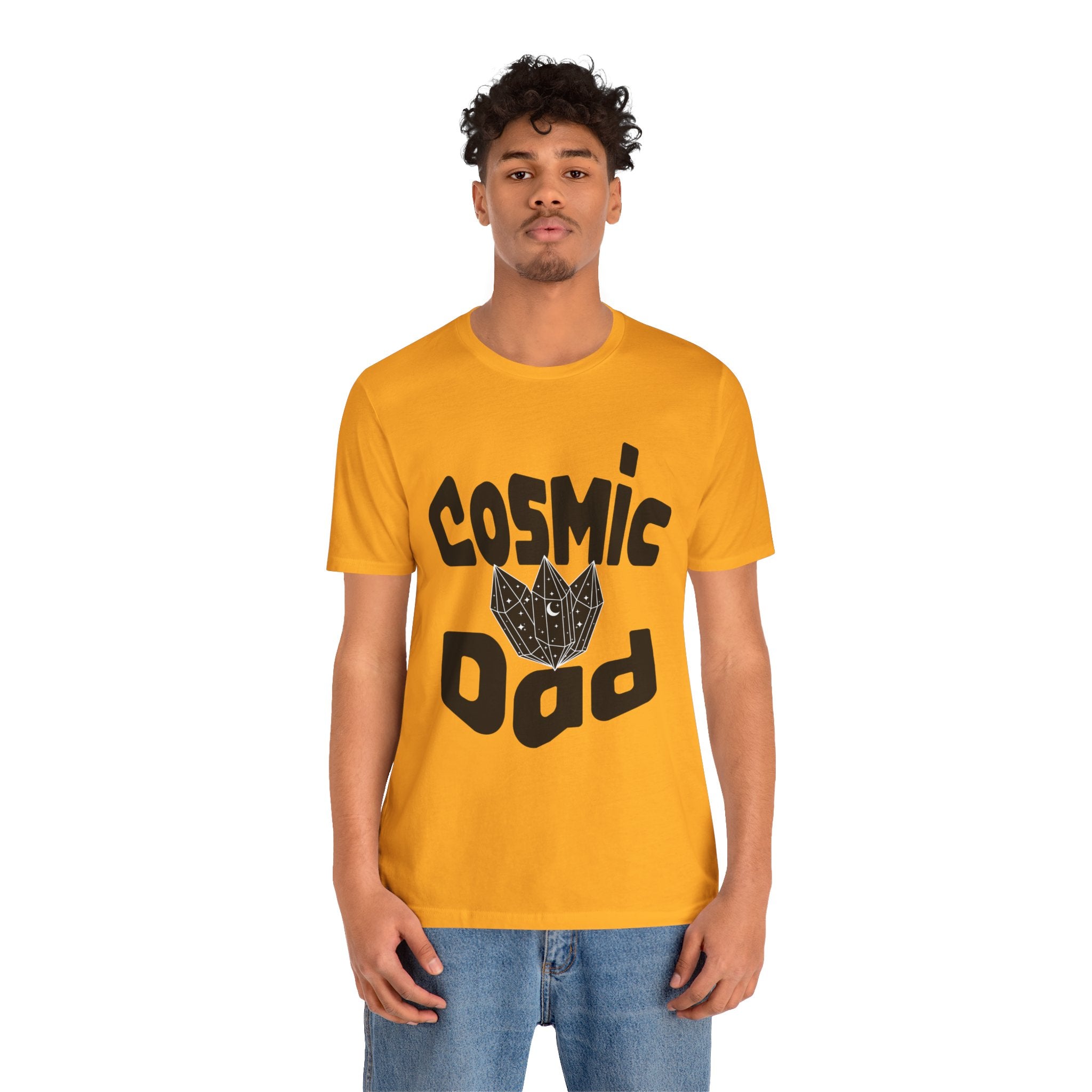 Cosmic Dad  Unisex Jersey Tee Dad present Dad Boss, Dad Mode, Dad manager, Daddy is best, Dad is cool, Fathers Day Cosmic Starseed Soul