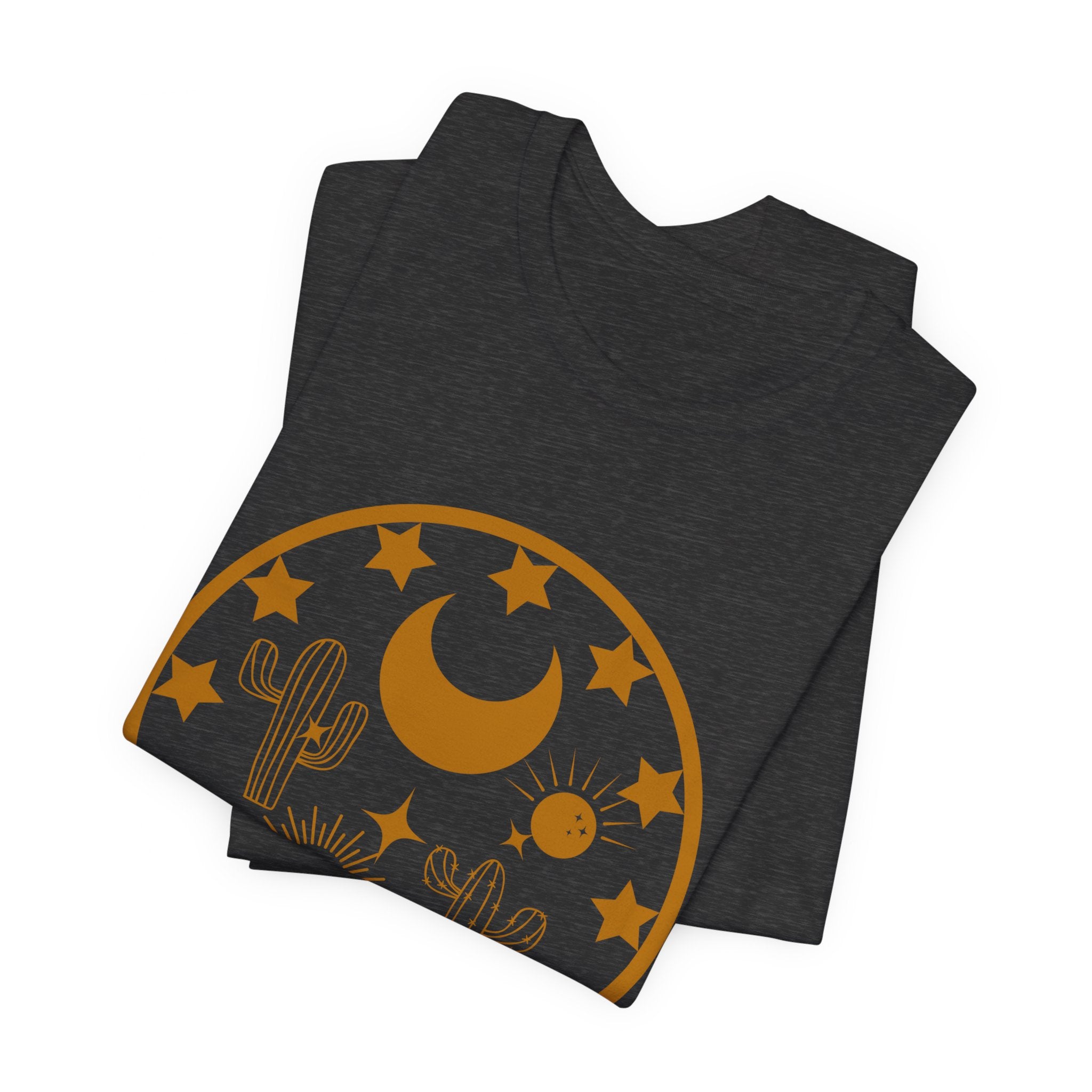 Celestial Cactus Soul Flower Lightworker Energy Tshirt Zen Vibes Crescent moon Starseed Graphic Tee gift for festival friends family and me