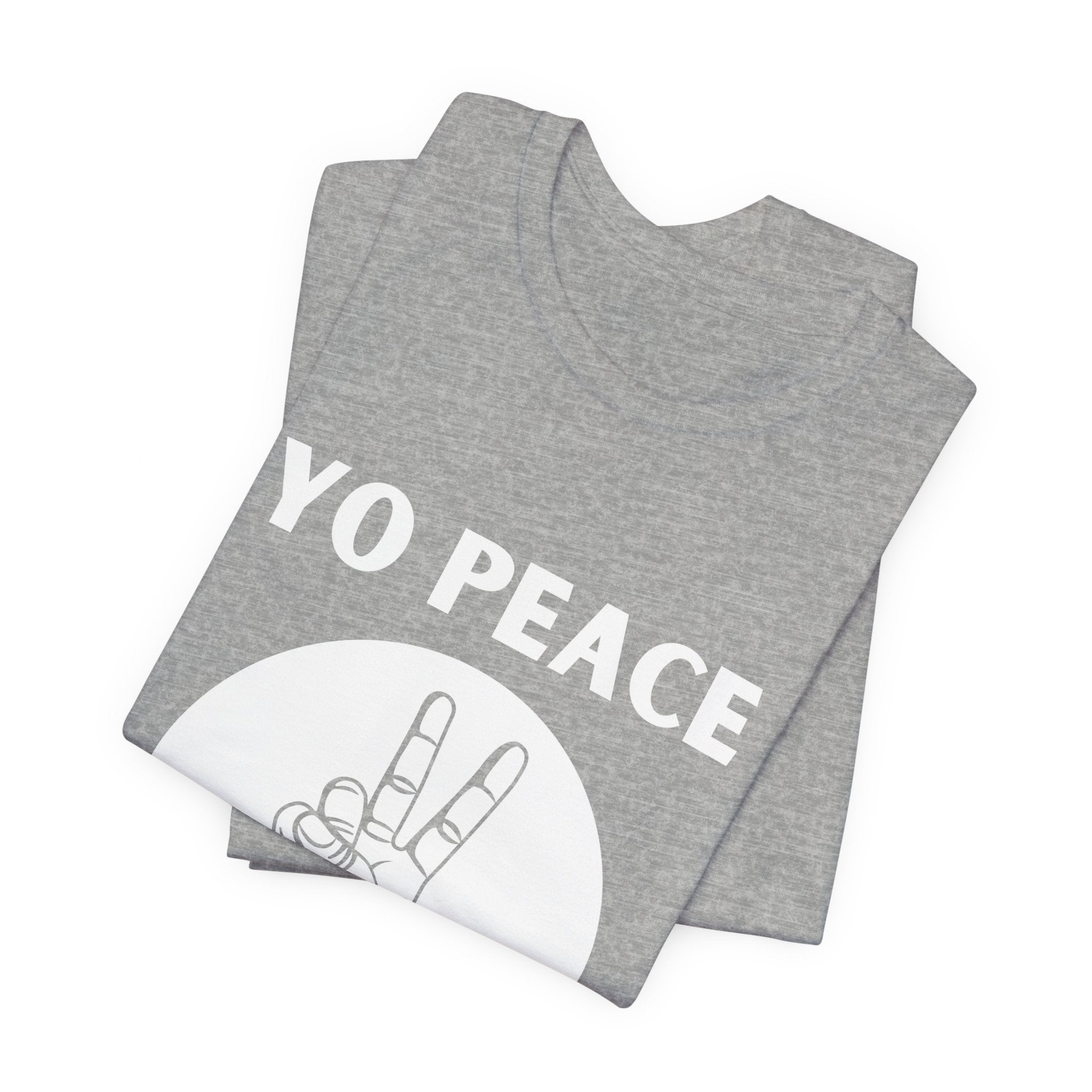 Yo Peace Soul Tshirt, Zen Vibes Inspo Graphic Tee gift for friends family festival celebrations Peace on Earth World Peace Stop war tee