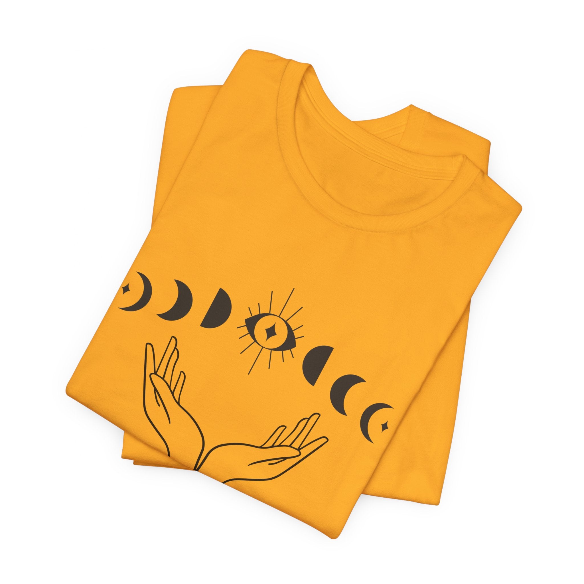 Celestial Moon Phase Starseed Tee Spiritually Awakening t-shirt Boho tee for festivals family friends Soul Universe Astrology sun and moon