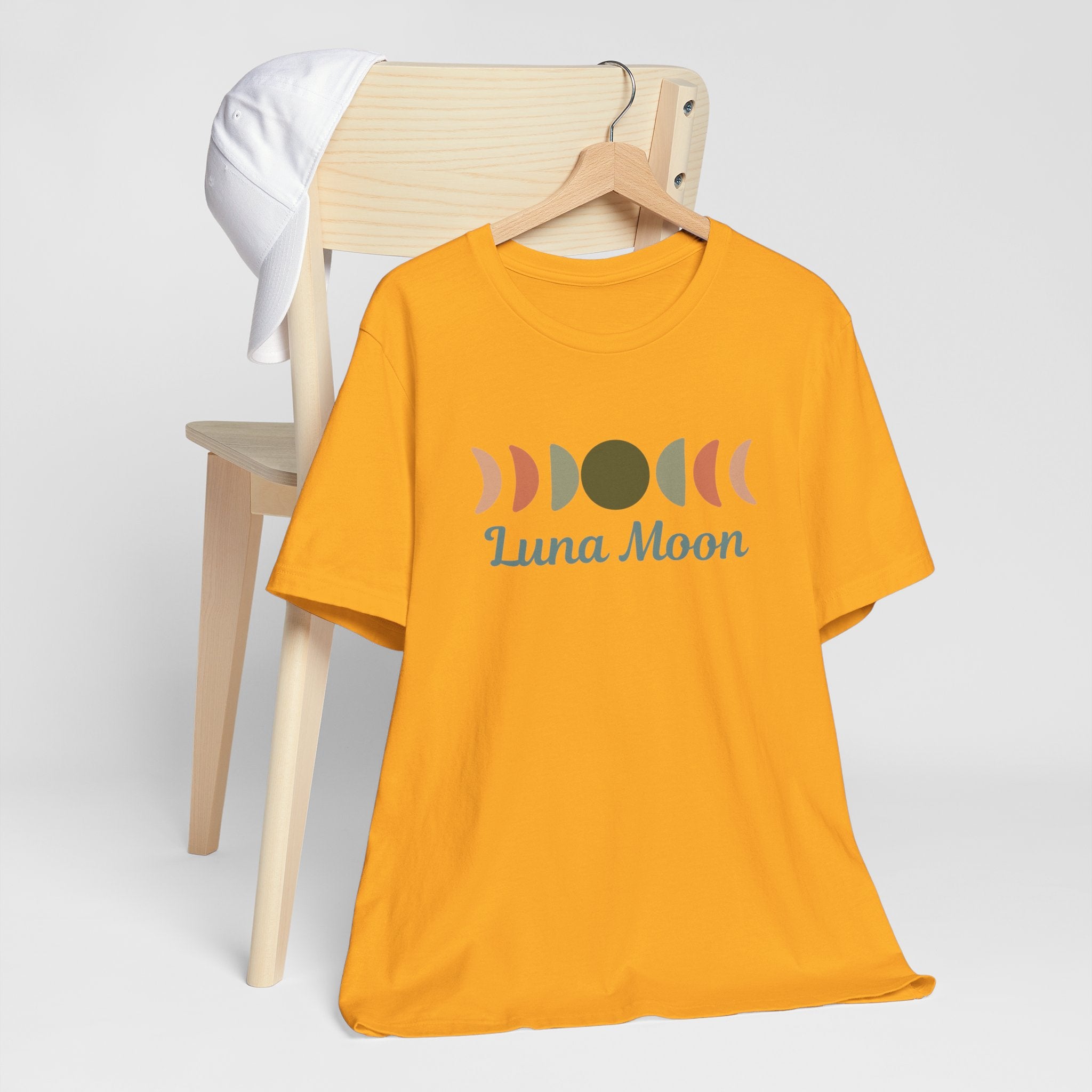 Luna Moon Phase Art Soul Celestial boho Tee bohemian Higher Self Soul awakening Vibe high Dimension Celestial Art Positive vibe T-shirt