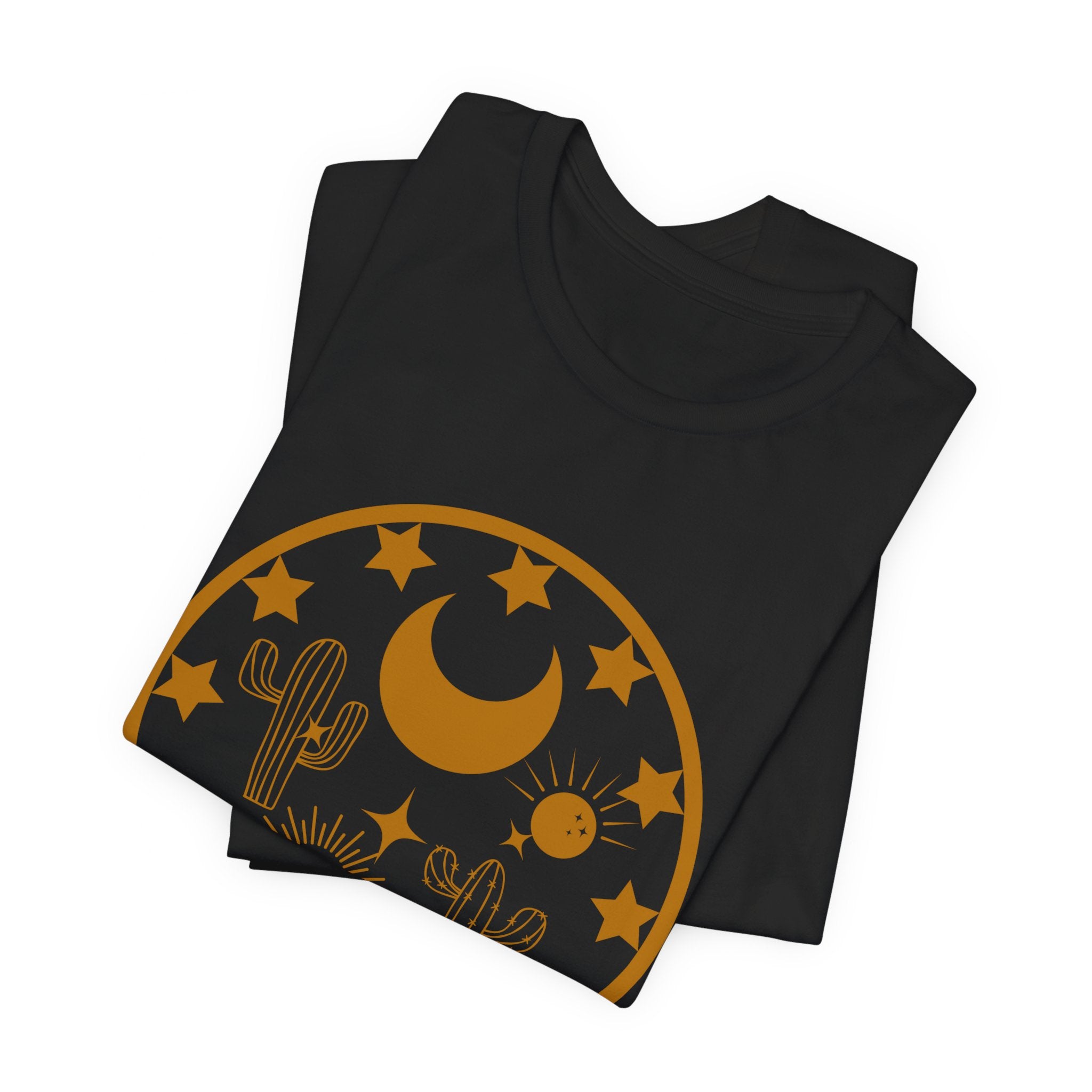 Celestial Cactus Soul Flower Lightworker Energy Tshirt Zen Vibes Crescent moon Starseed Graphic Tee gift for festival friends family and me