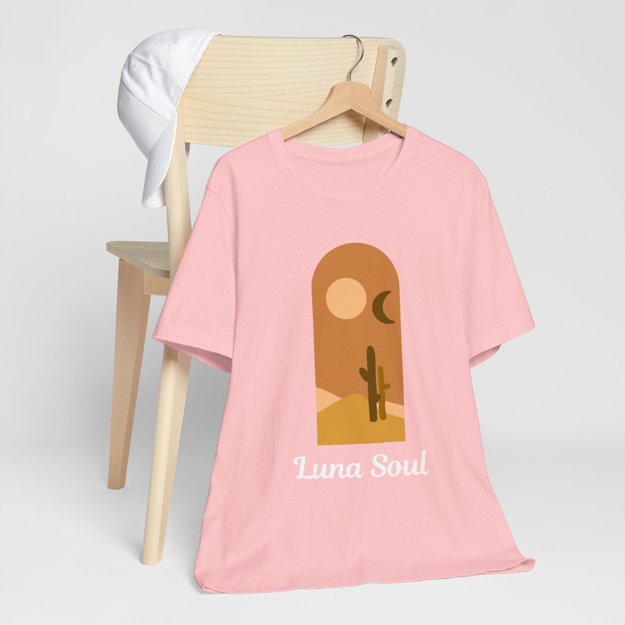 Luna Soul Celestial Moon boho vibe Tee Trendy bohemian Higher Self Soul awakening Vibe high Dimension Celestial Art Positive vibe T-shirt