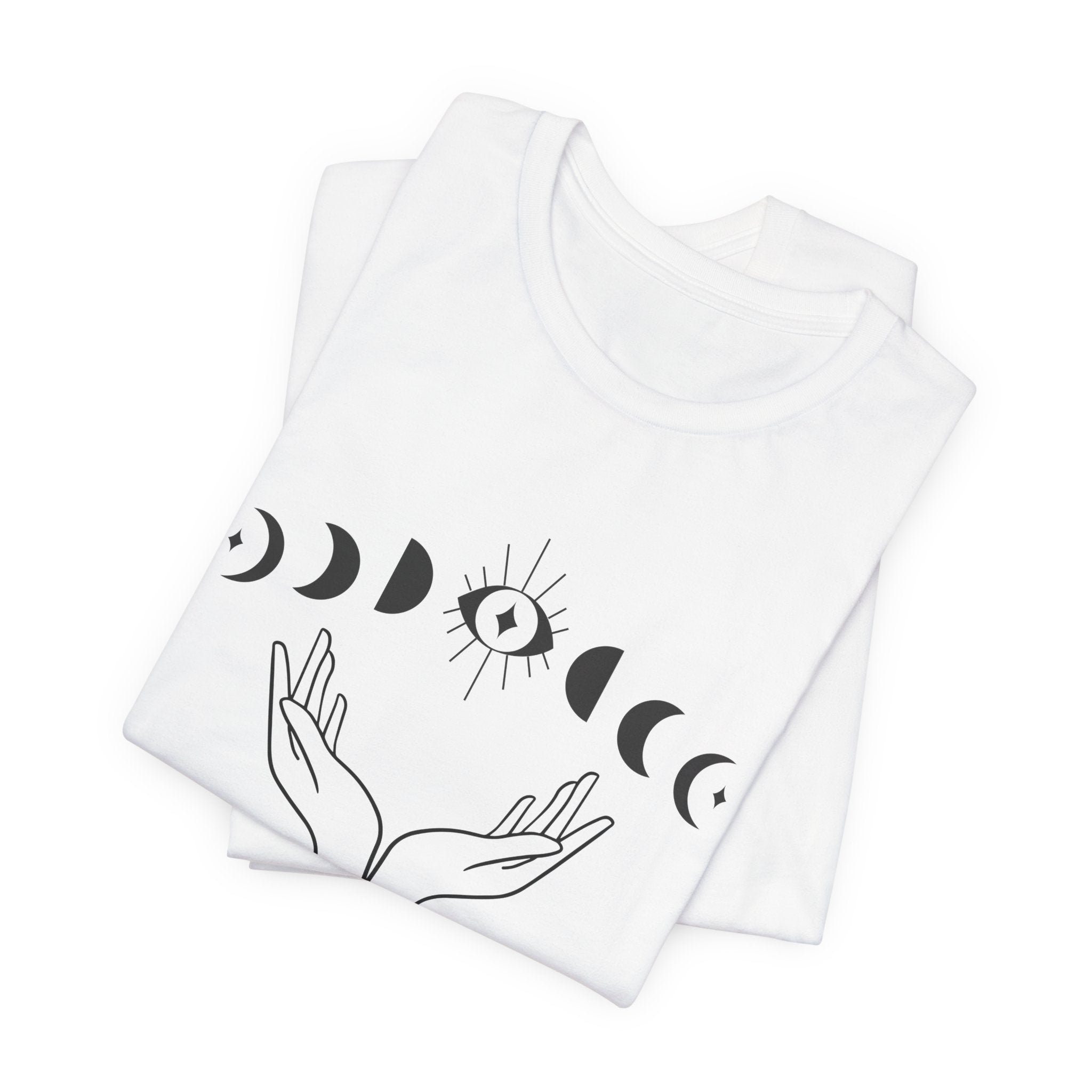 Celestial Moon Phase Starseed Tee Spiritually Awakening t-shirt Boho tee for festivals family friends Soul Universe Astrology sun and moon