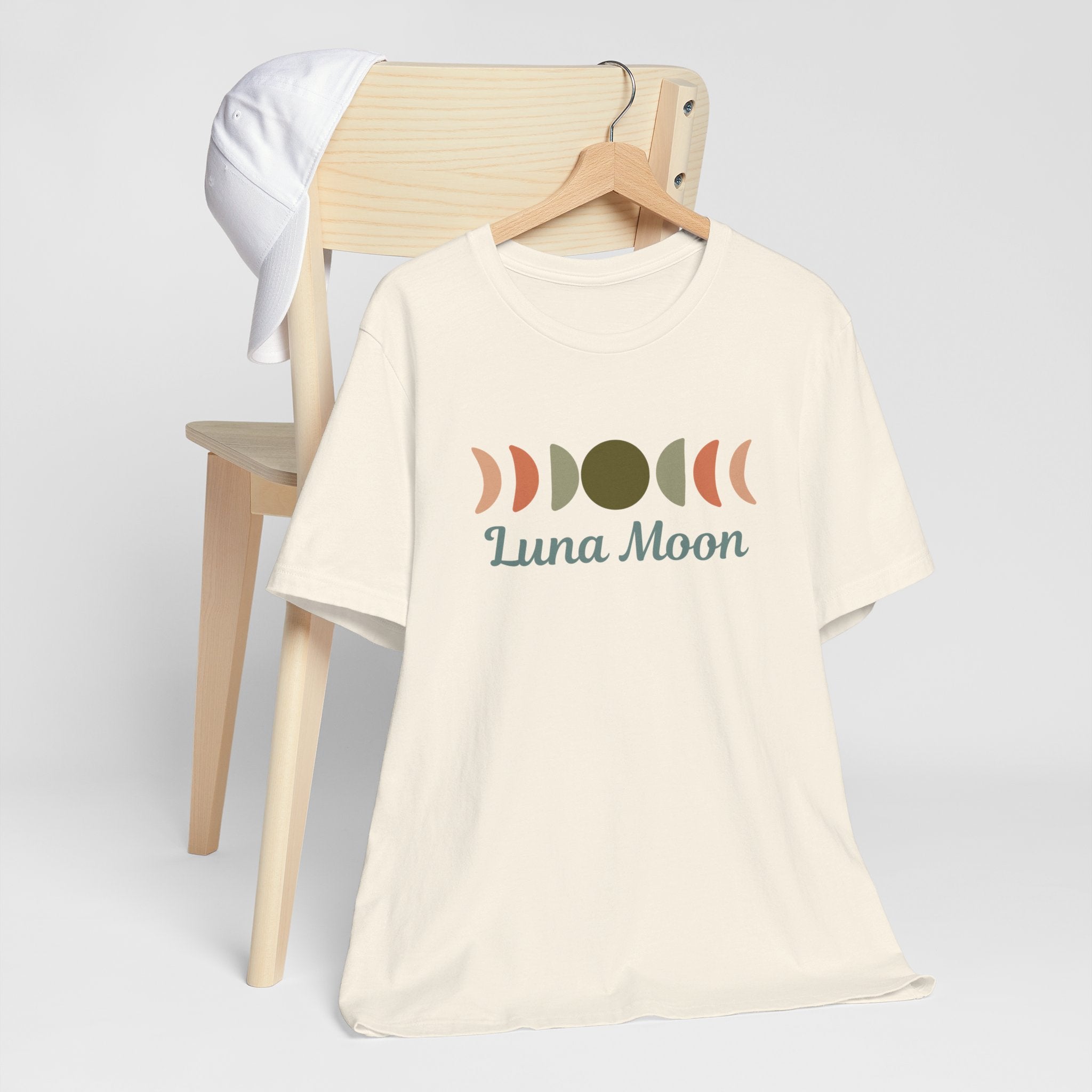 Luna Moon Phase Art Soul Celestial boho Tee bohemian Higher Self Soul awakening Vibe high Dimension Celestial Art Positive vibe T-shirt