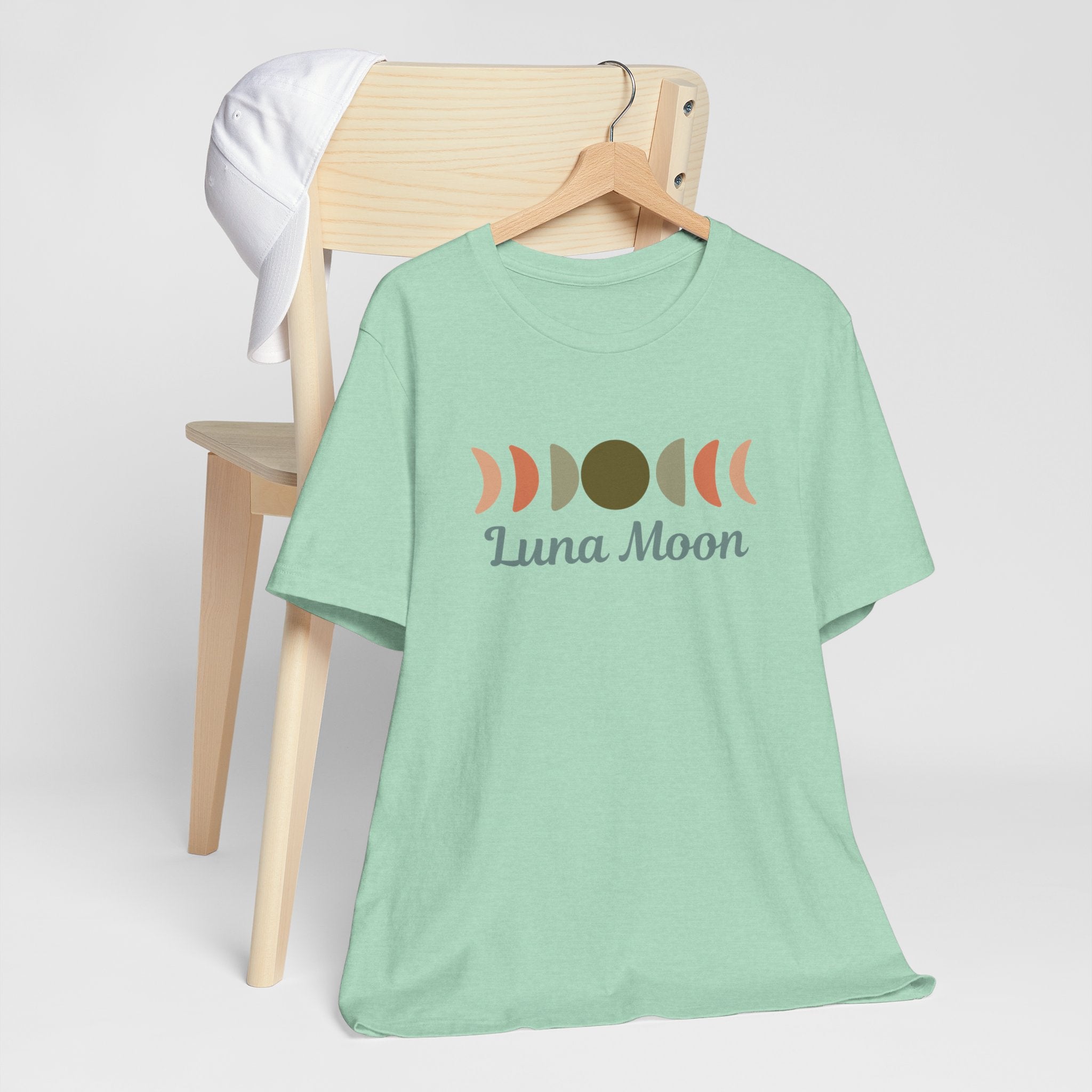 Luna Moon Phase Art Soul Celestial boho Tee bohemian Higher Self Soul awakening Vibe high Dimension Celestial Art Positive vibe T-shirt