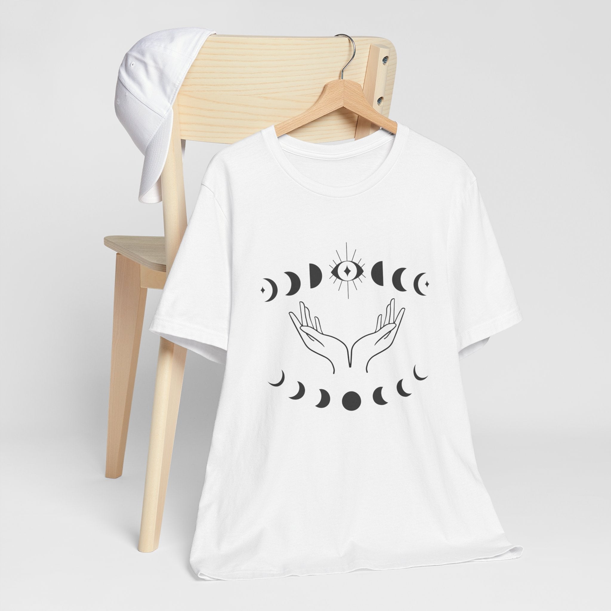 Celestial Moon Phase Starseed Tee Spiritually Awakening t-shirt Boho tee for festivals family friends Soul Universe Astrology sun and moon