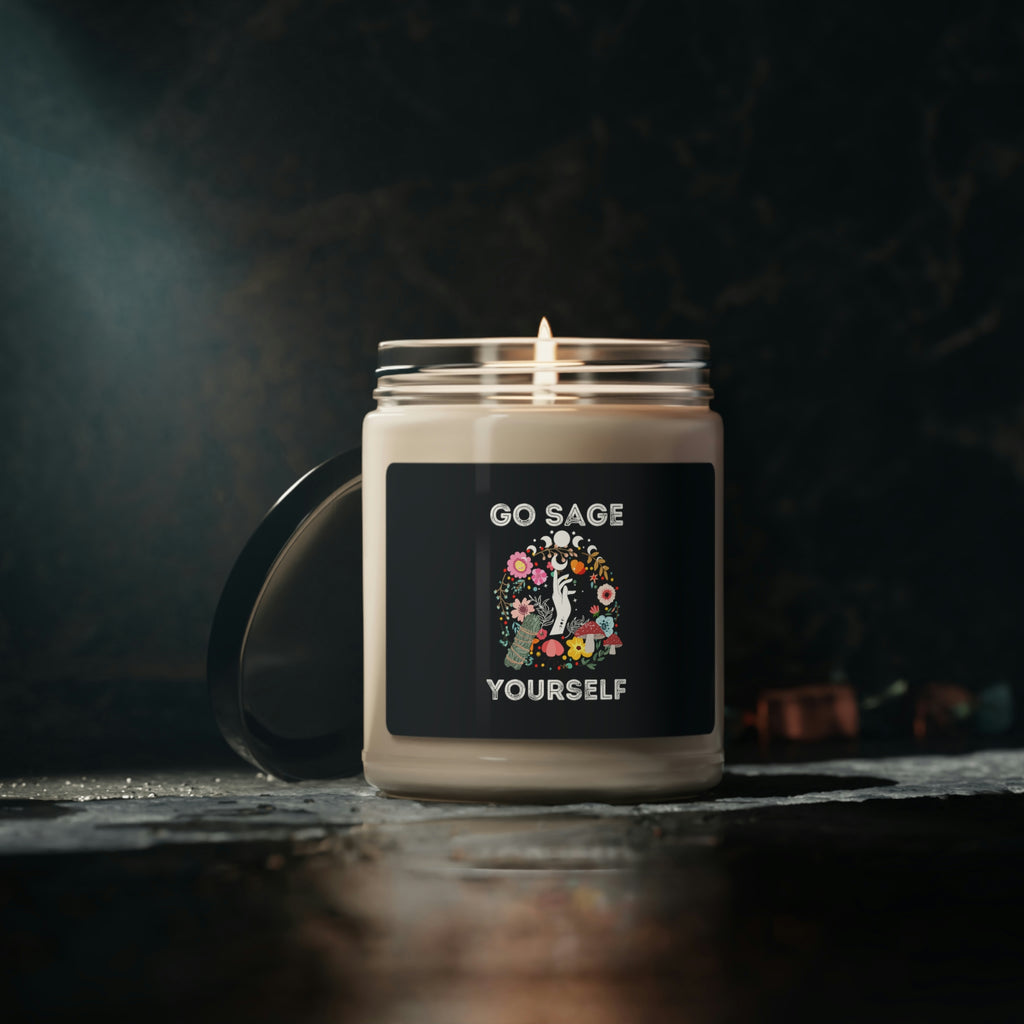 Go Sage Yourself Scented Soy Candle, 9oz