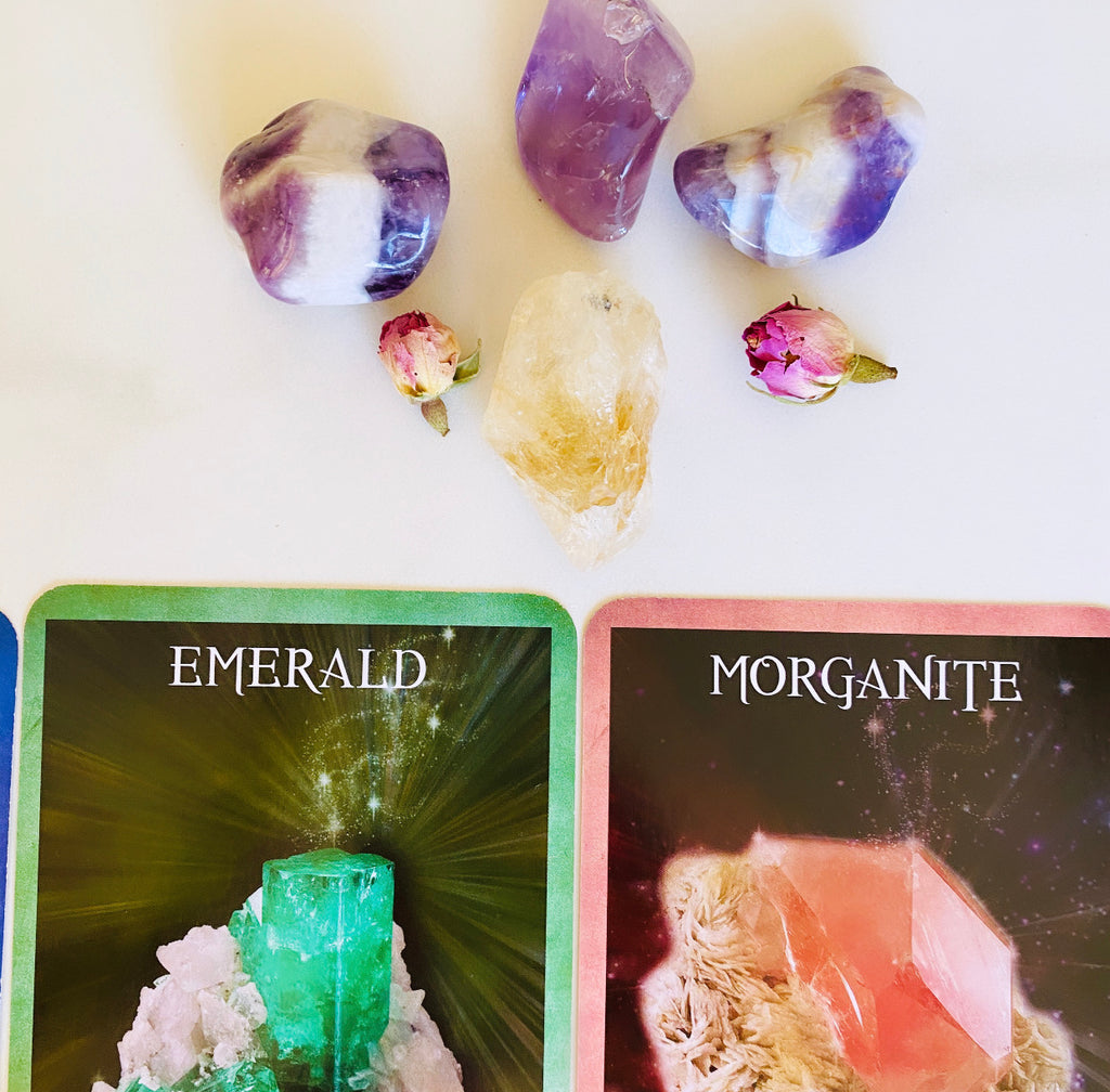 Personalised Card Reading X Crystal Healing 4 cards