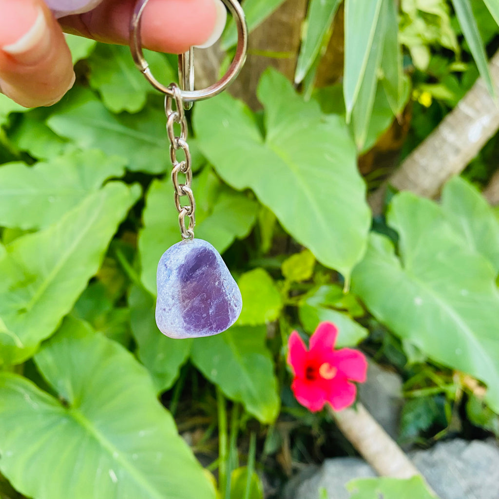 Key ring x Amethyst