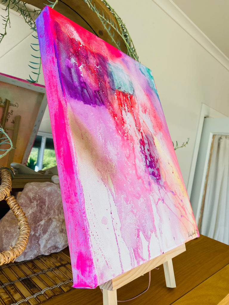 Good Vibes Crystal Art work